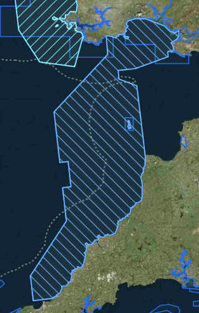 Bristol Channel Approaches SAC map