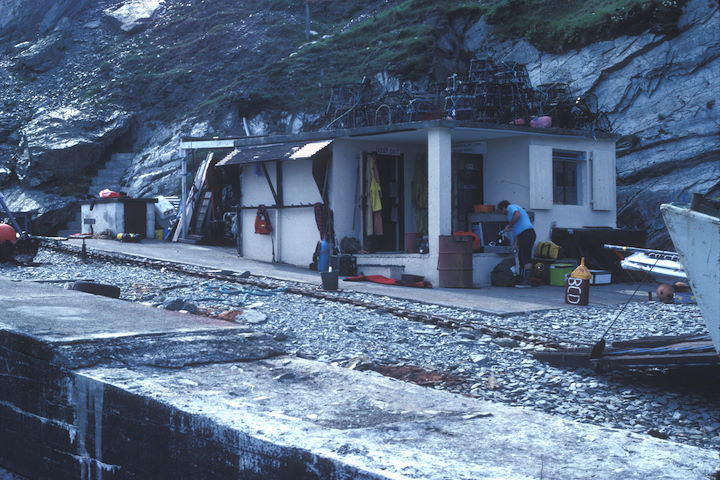 Dive Hut at Christies Quay in Aug 1982